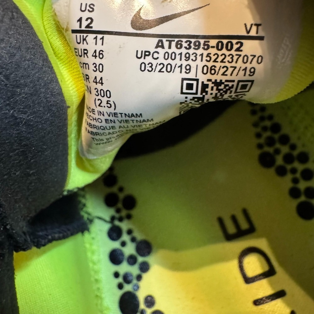 Nike Joyride Shoes Mens Size 12 Yellow Black React Running Sneakers AT6395-002‎ - Picture 5 of 11